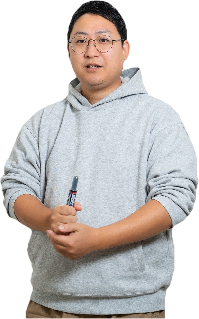 ペンを持つおとさん